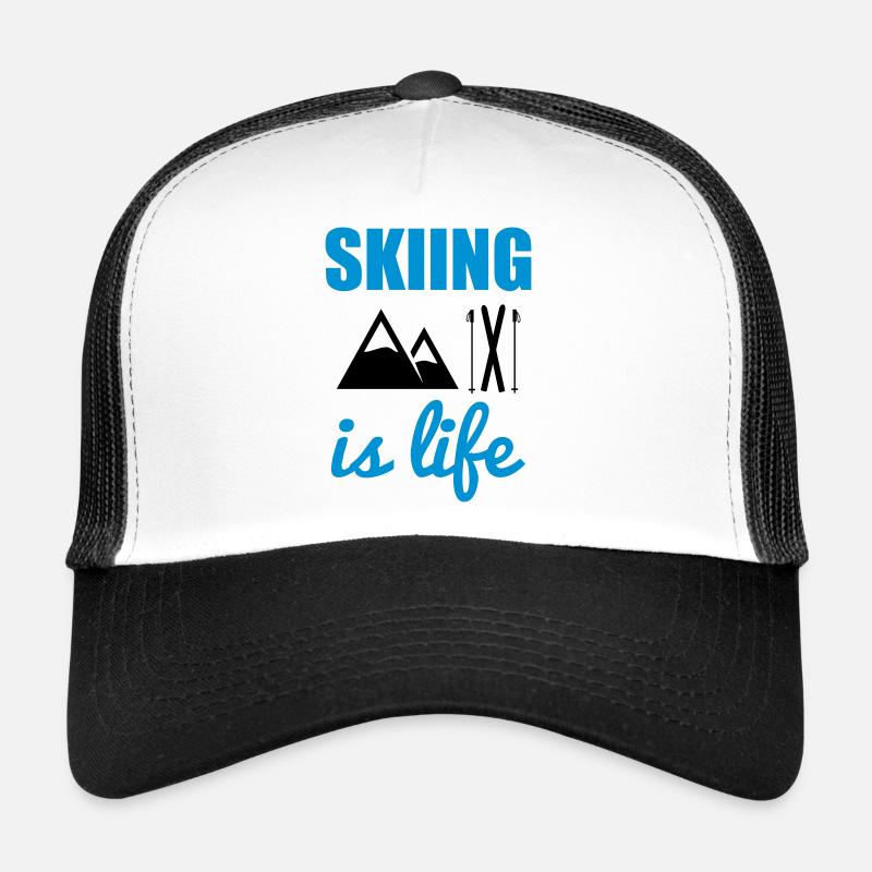 SKIING IS LIFE Trucker Cap