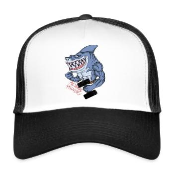 G Shark - Trucker Cap - white/black - Front