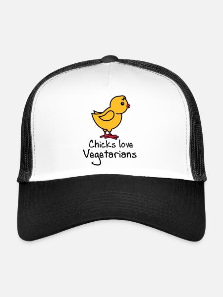 vegetarians - Trucker Cap - white/black - Front