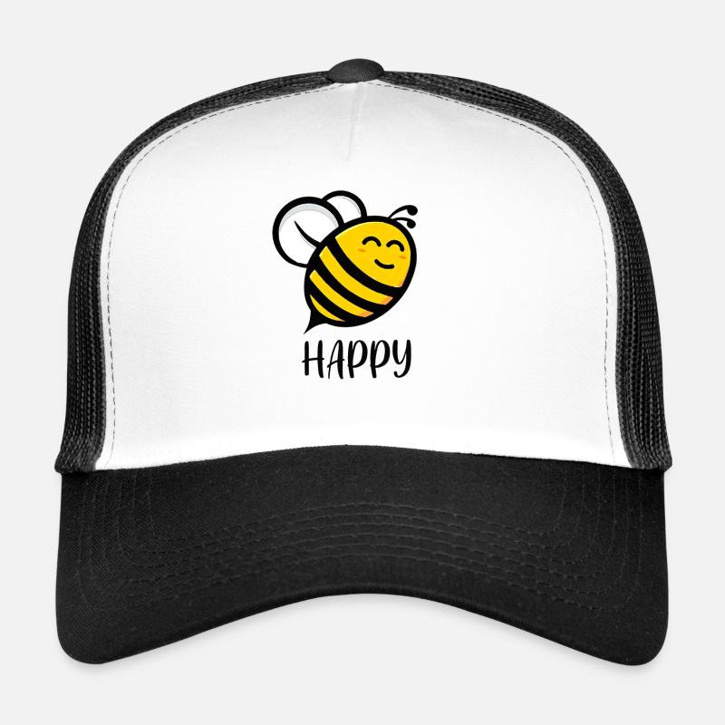 Bee Happy Trucker Cap