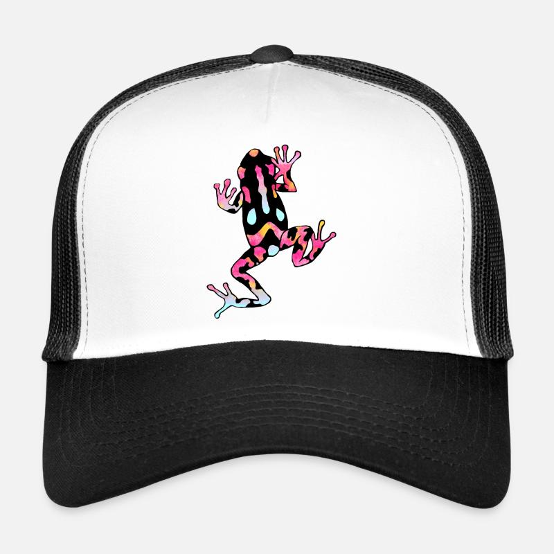 pink frog - Trucker Cap - Weiß/Schwarz