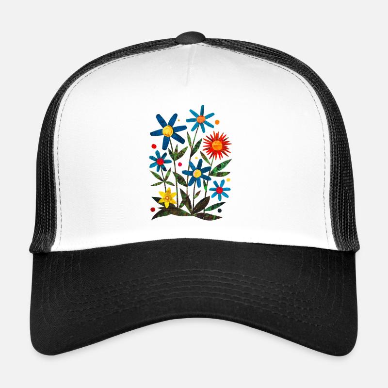 Fleurs Casquette trucker 
