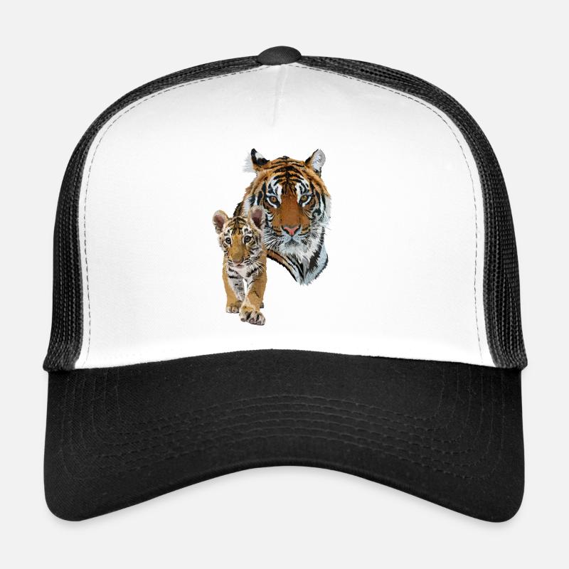 Bengal tiger - Trucker Cap - white/black