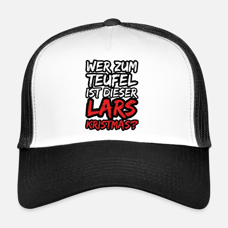 Lars Kristmas - Trucker Cap - Weiß/Schwarz