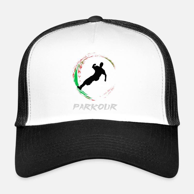 Parkour - Trucker Cap - Weiß/Schwarz
