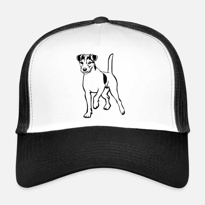 Parson Russell Terrier - Trucker Cap - white/black