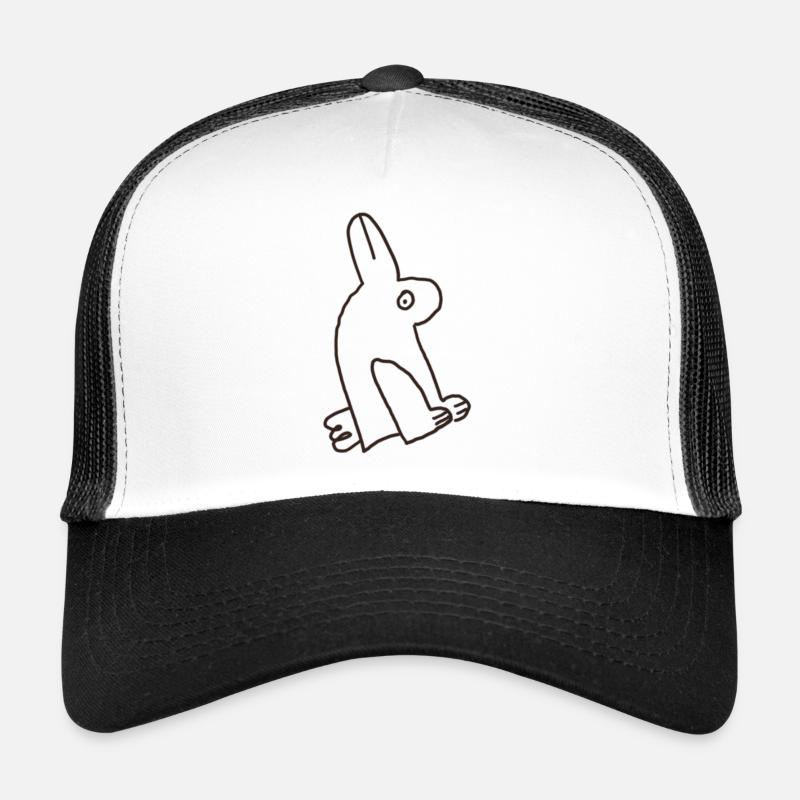 duckrabbit - Trucker Cap - Weiß/Schwarz