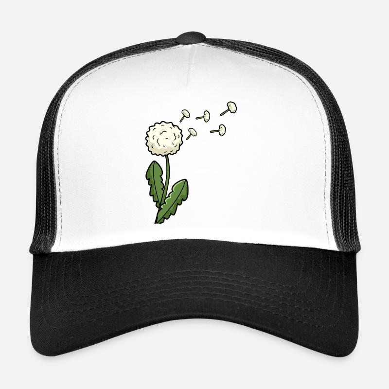 Löwenzahn - Trucker Cap - Weiß/Schwarz