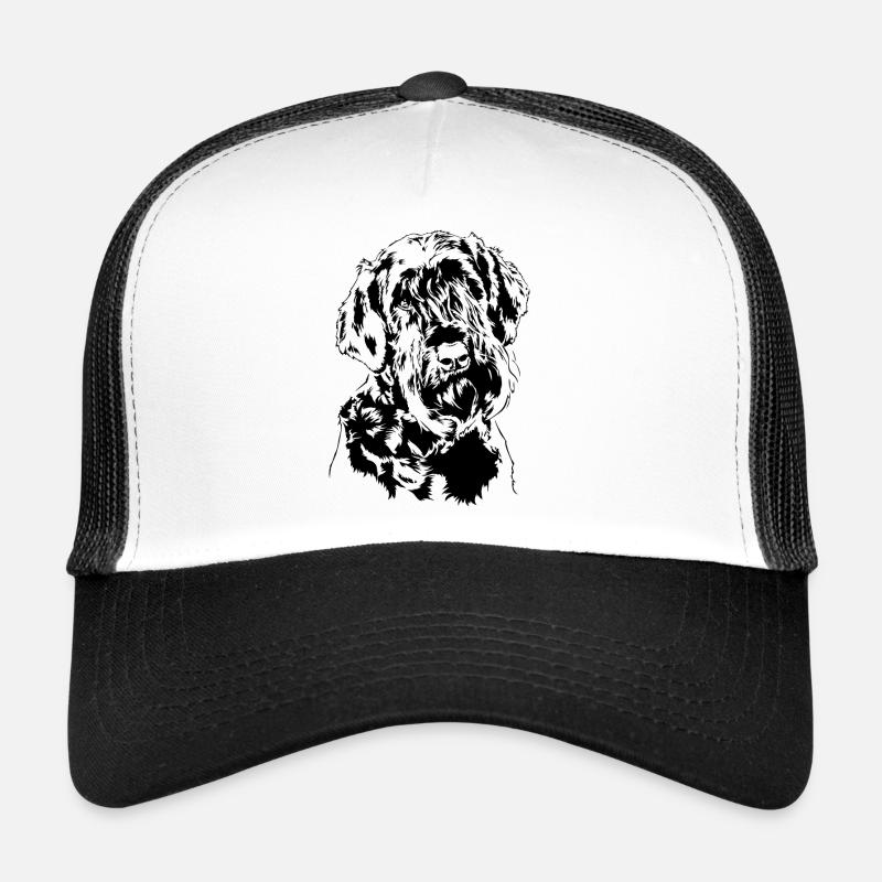 RIESENSCHNAUZER Hunde Hund IGP Wilsigns - Trucker Cap - Weiß/Schwarz