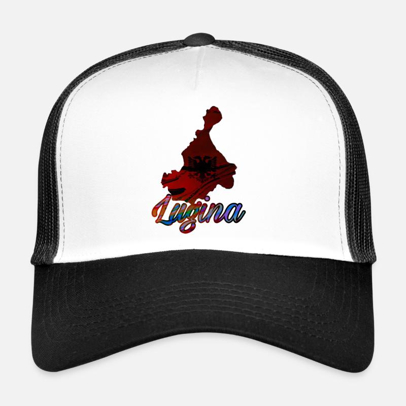 Lugina - Trucker Cap - Weiß/Schwarz