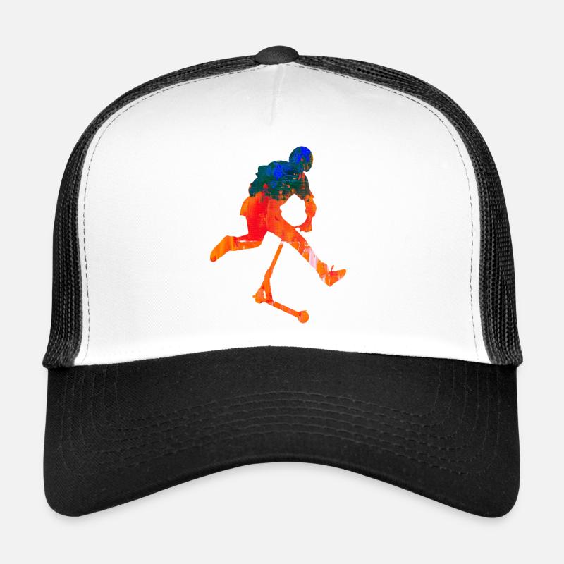 Freestyle-Roller - Trucker Cap - Weiß/Schwarz