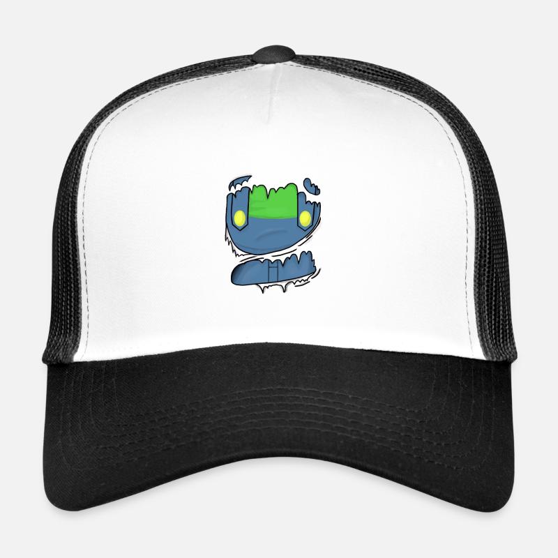 Grüner Overser. Trucker Cap