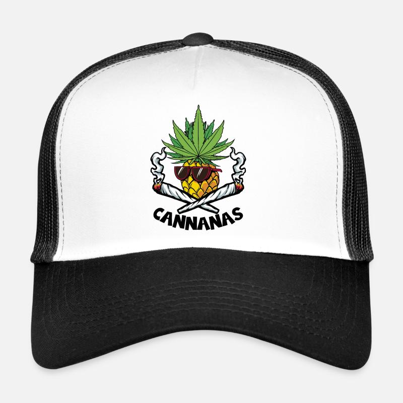 CANNANAS CANNABIS HANF KIFFEN KIFFER MARIHUANA Trucker Cap