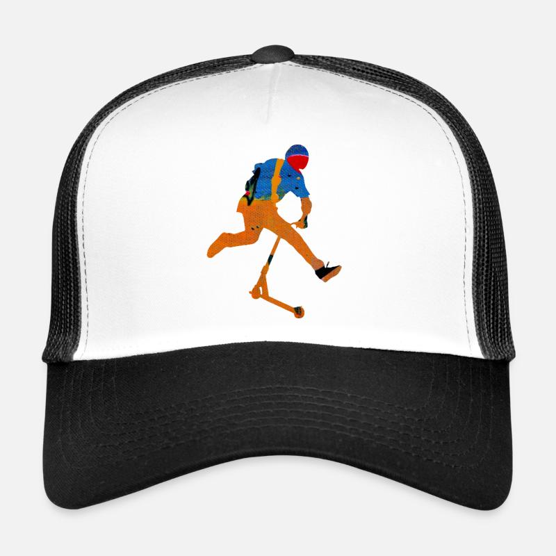 Freestyle-Roller - Trucker Cap - Weiß/Schwarz