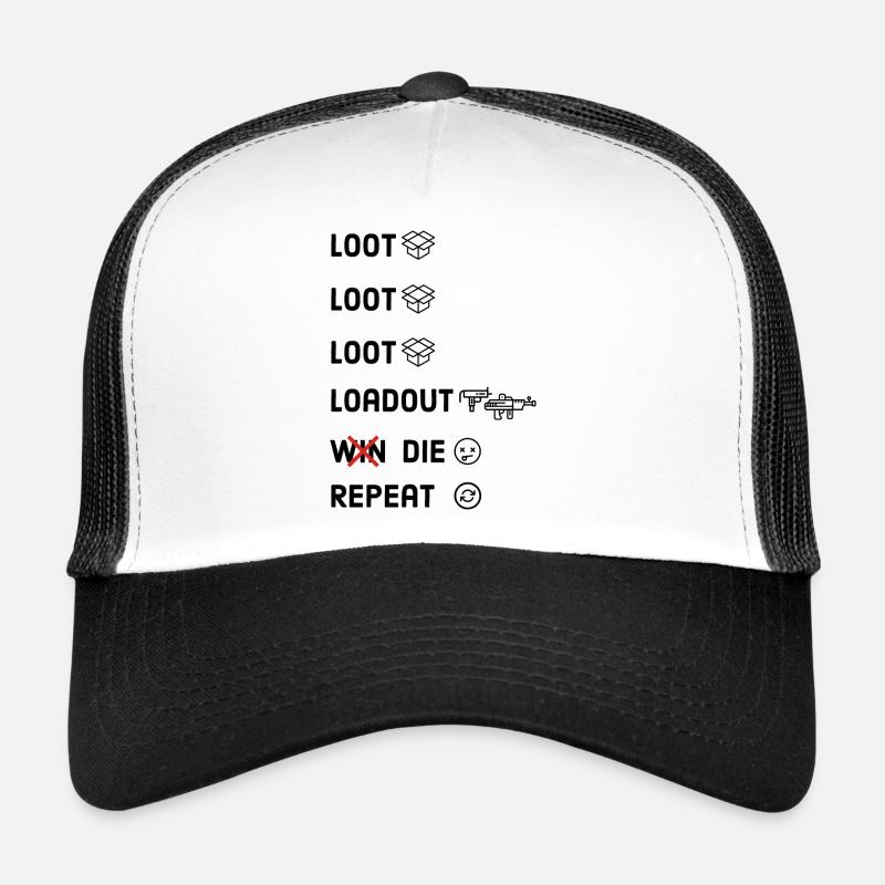 Gamers Life - Trucker Cap - white/black