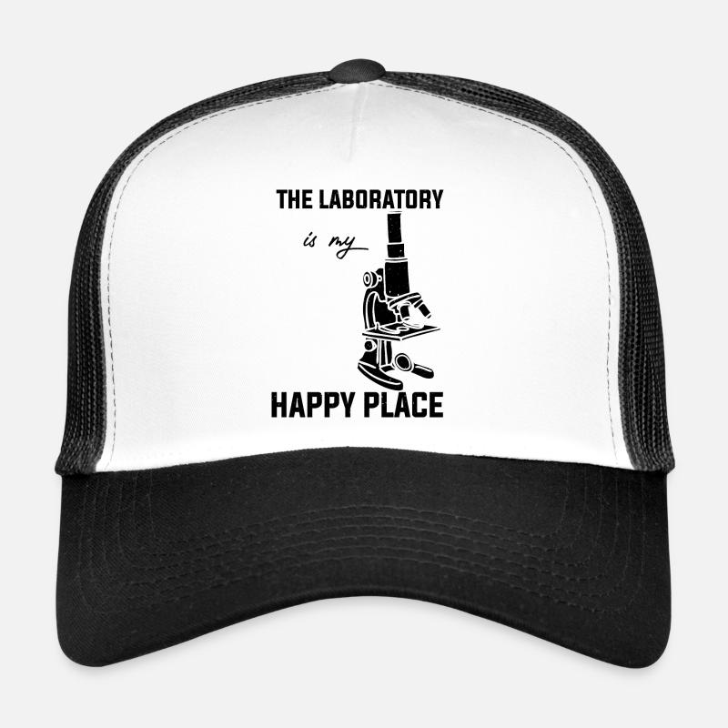 Biologie - Trucker Cap - Weiß/Schwarz