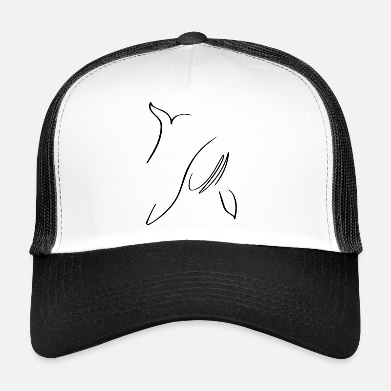 Wal Line Art - Minimaliste Casquette trucker 