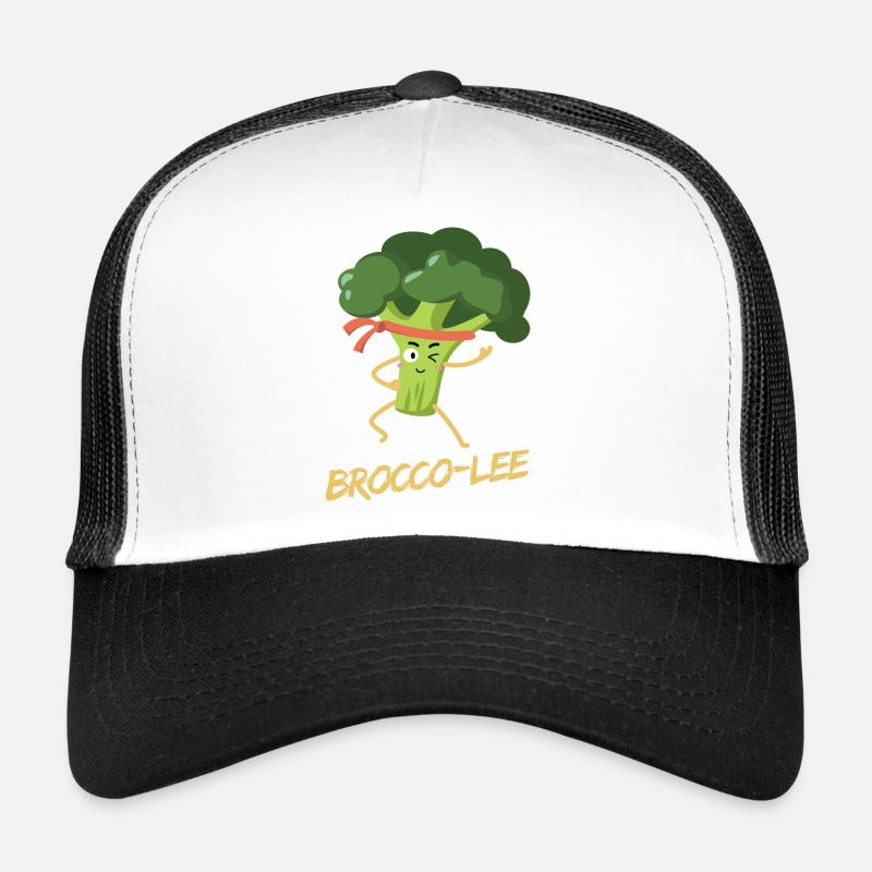 Brocco-Lee - healthy martial arts - Trucker Cap - white/black