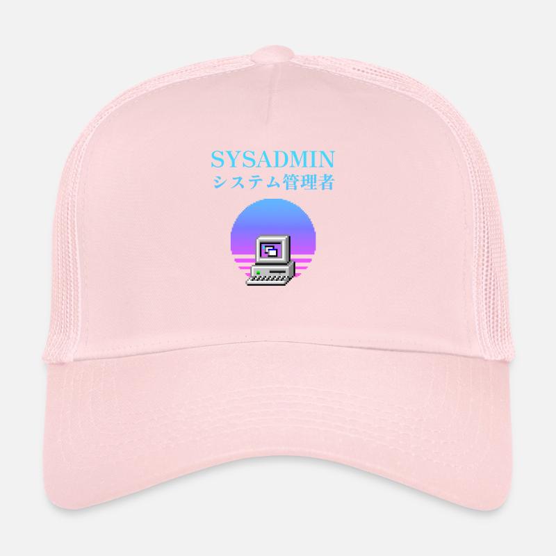 | d’administrateur système システム管理者 | vaporwave Casquette trucker 