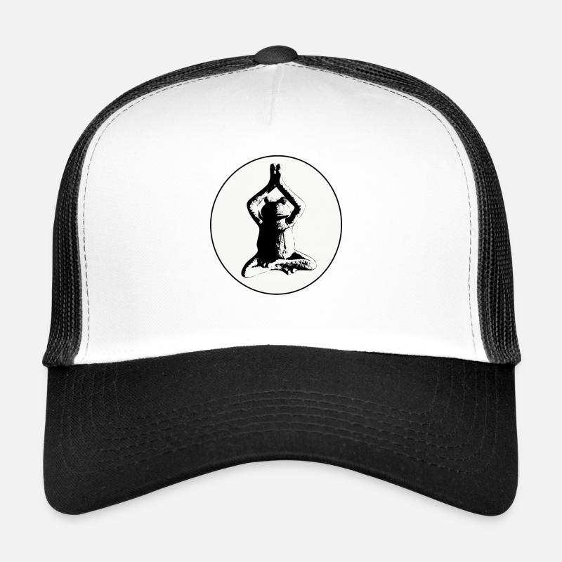 Grenouille - Casquette trucker - blanc/noir