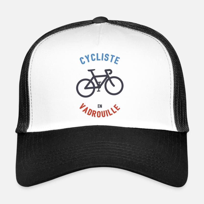 Cyclist in Mop - Trucker Cap - white/black