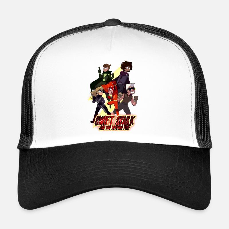 Swift Spark and the Defense Five - Trucker Cap - white/black