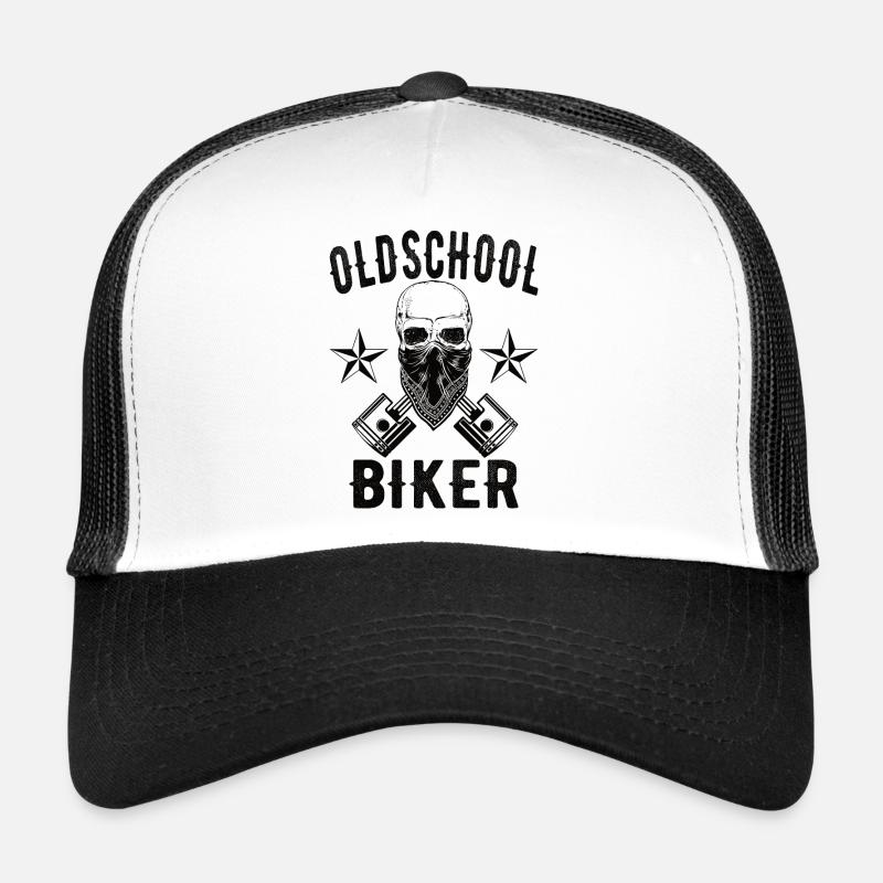 Biker Old School Trucker Cap