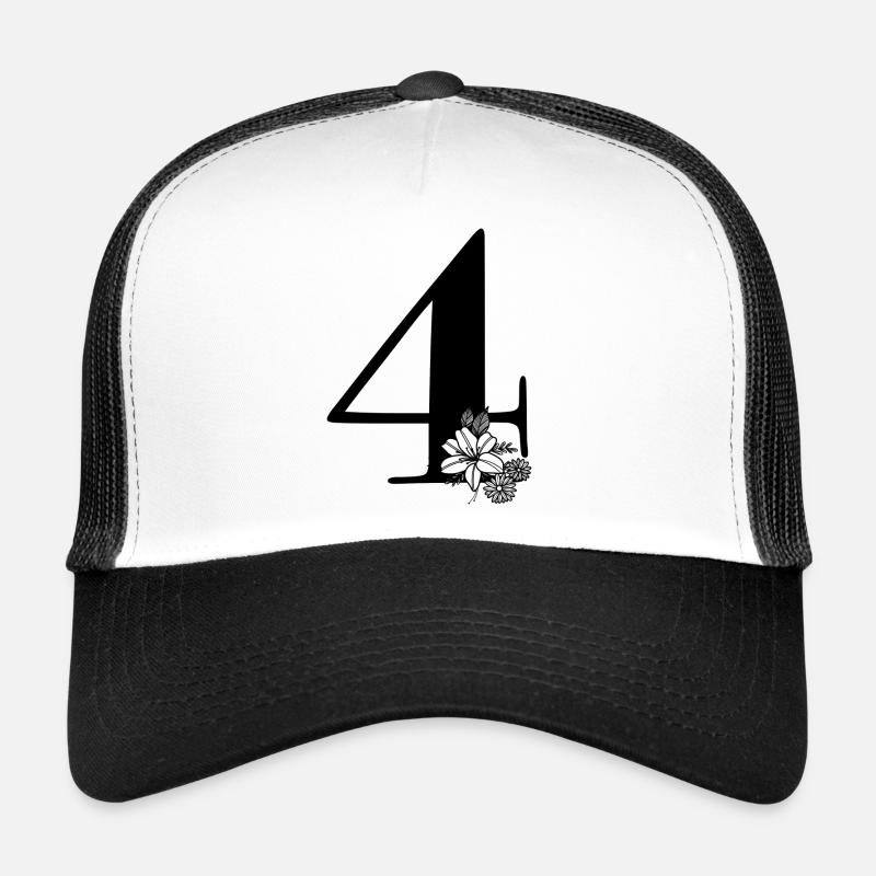 Zahl 4 Trucker Cap