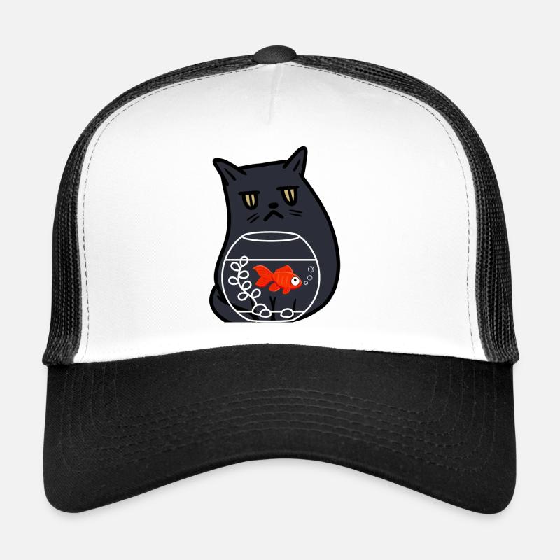 poisson chat Casquette trucker 