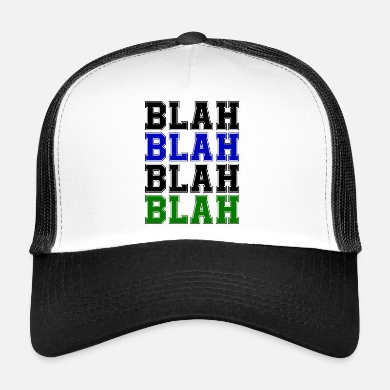 bla bla bla Casquette trucker 