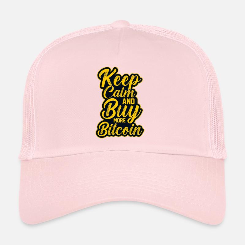 Keep calm and buy Bitcoin Casquette trucker 