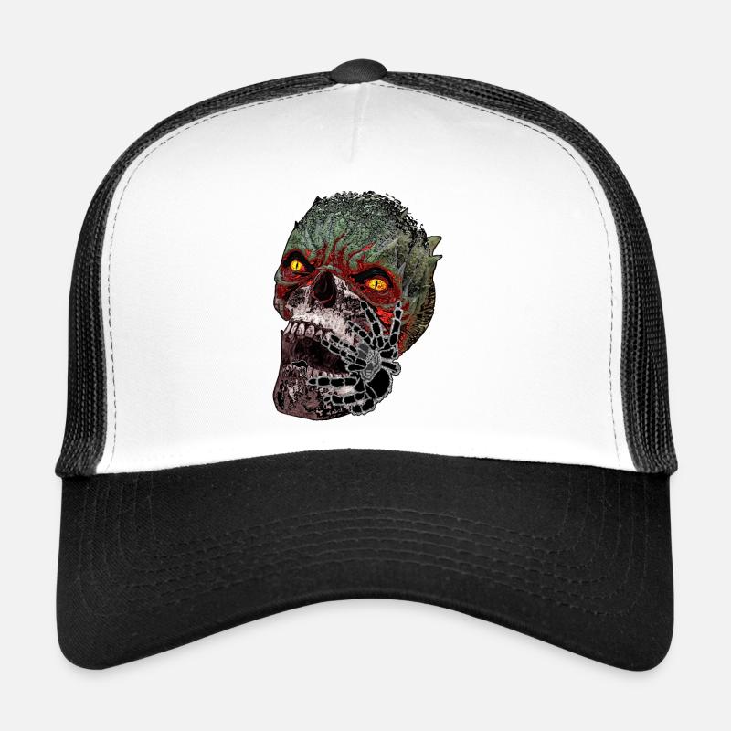 Monstre effrayant d’Halloween Casquette trucker 