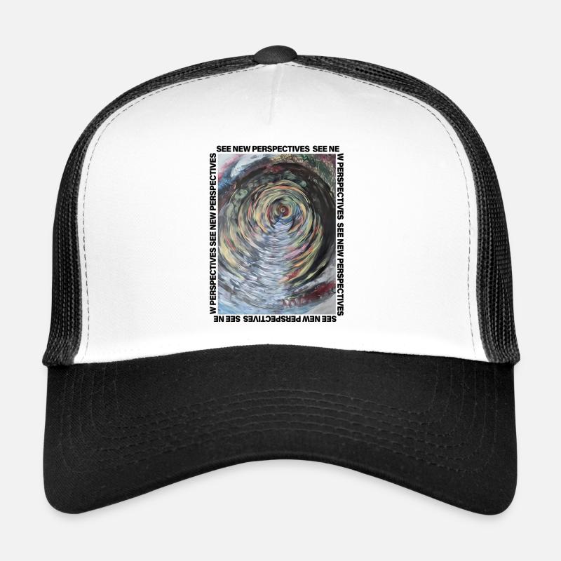 Another dimension colorful road Trucker Cap