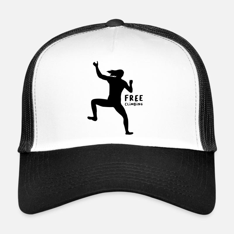 Free Climbing Design Woman Trucker Cap