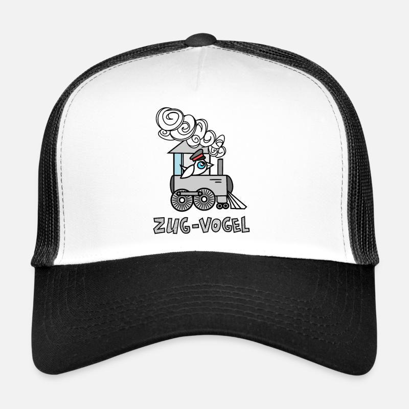 Zug Vogel in der Bahn ist kein Lok Vogel Kinder Trucker Cap