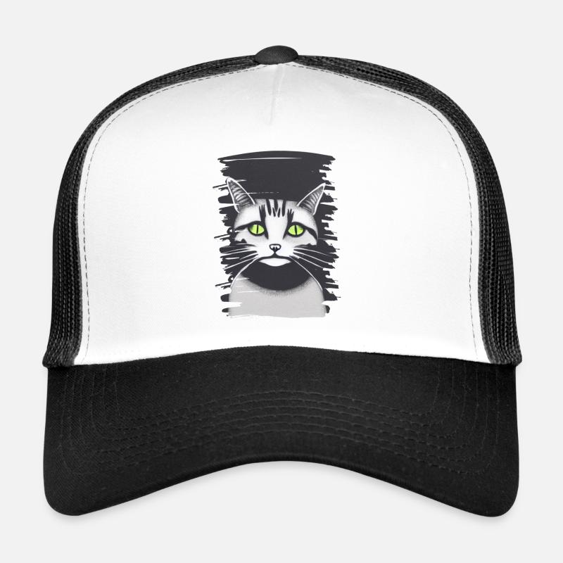 Face de chat 4 Casquette trucker 