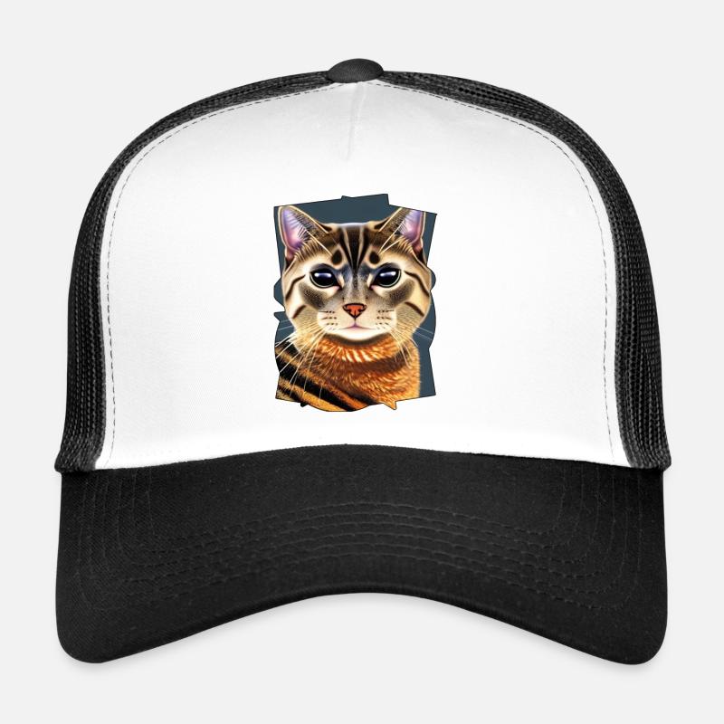 Visage de chat Casquette trucker 