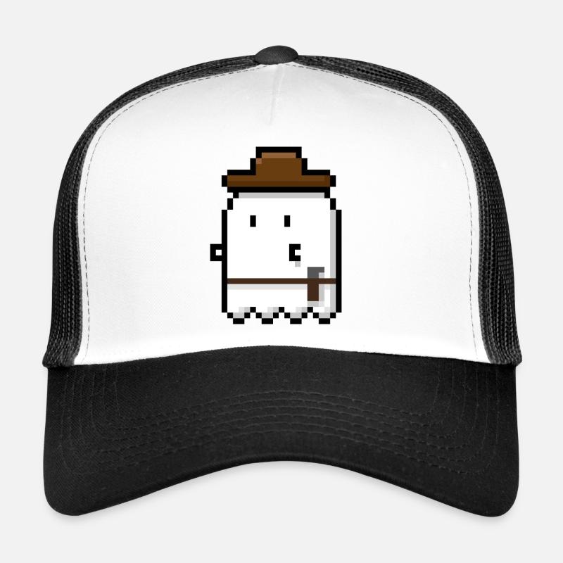 Cowboy Ghostie Trucker Cap
