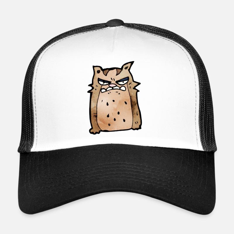crumpy cat cartoon #2 Trucker Cap