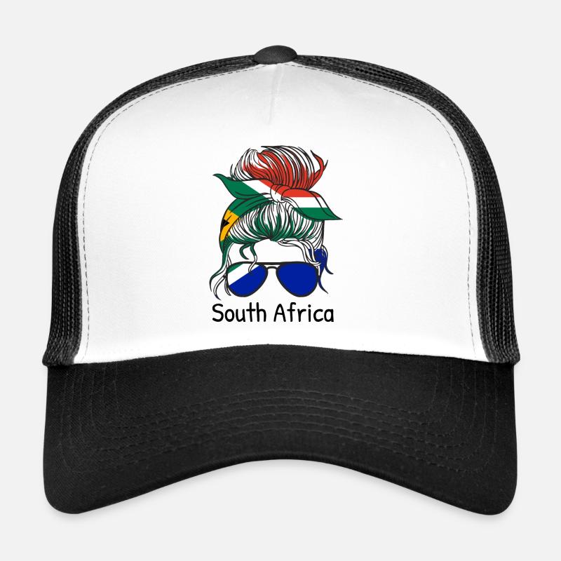Drapeau de l’Afrique du Sud Drapeau sud-africain Casquette trucker 