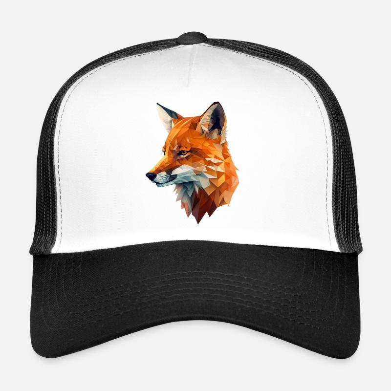 FOX - Trucker Cap - Weiß/Schwarz