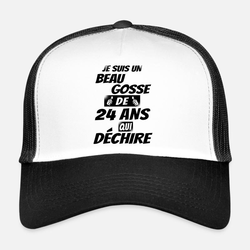 beau gosse de 24 ans qui déchire / anniversaire 24 Casquette trucker 