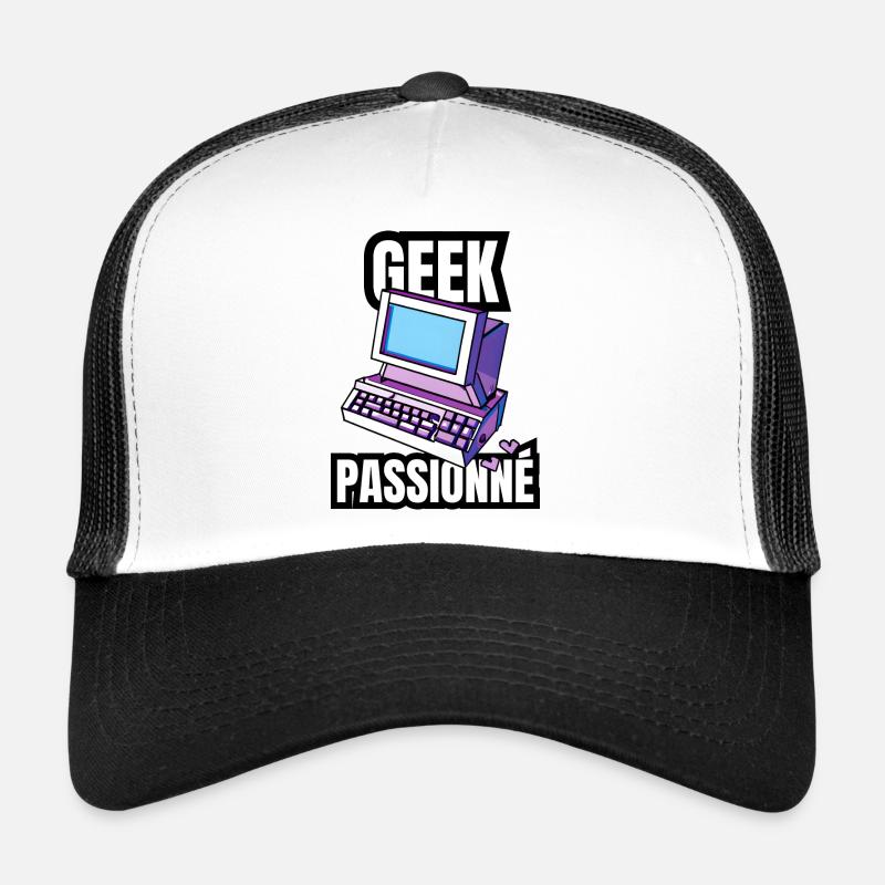 geek passionné Casquette trucker 
