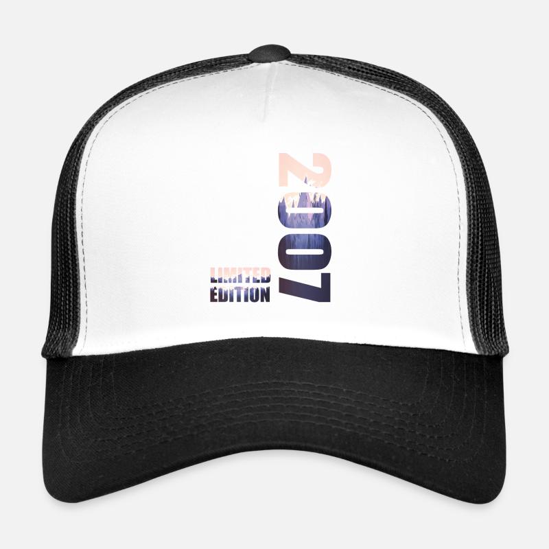 2007. Idée d’anniversaire de T-Shirt en édition limitée Casquette trucker 