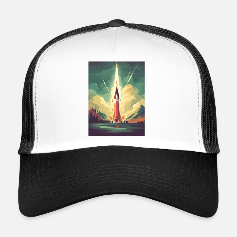 Rocket Launch Trucker Cap