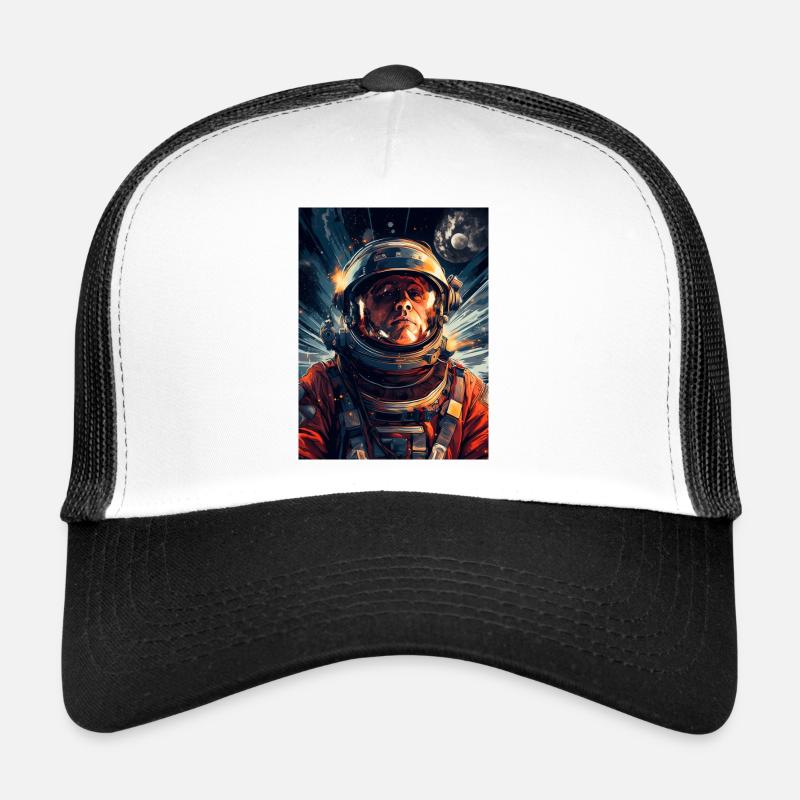 Spacewalk Astronaut Trucker Cap
