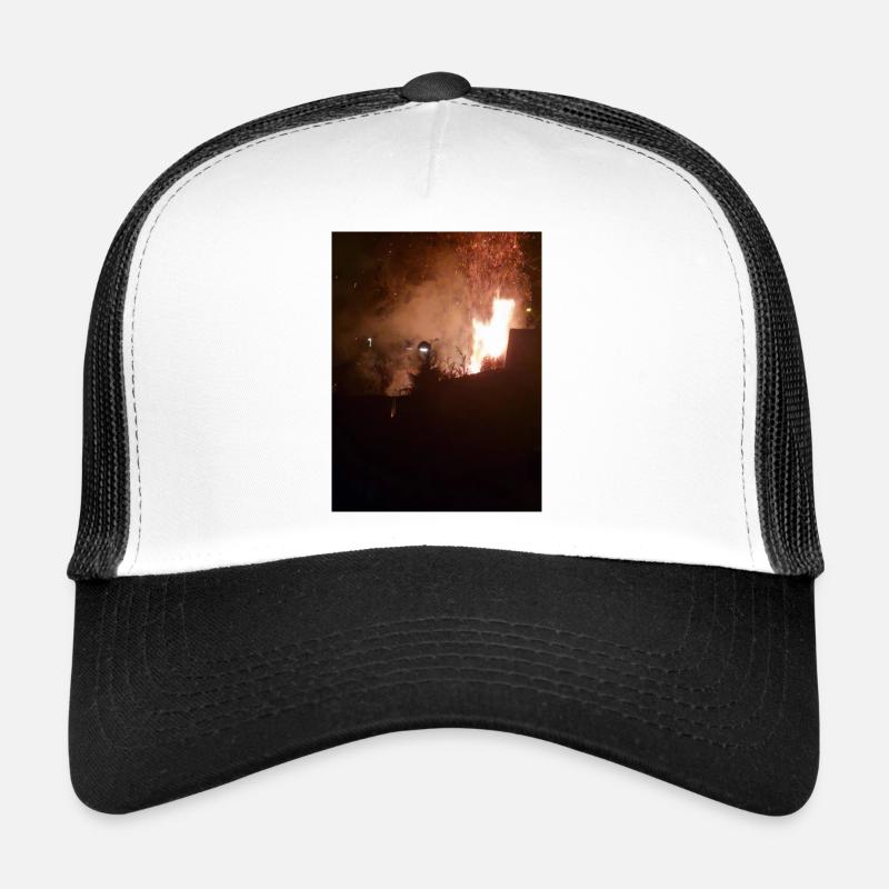 Night fire Trucker Cap