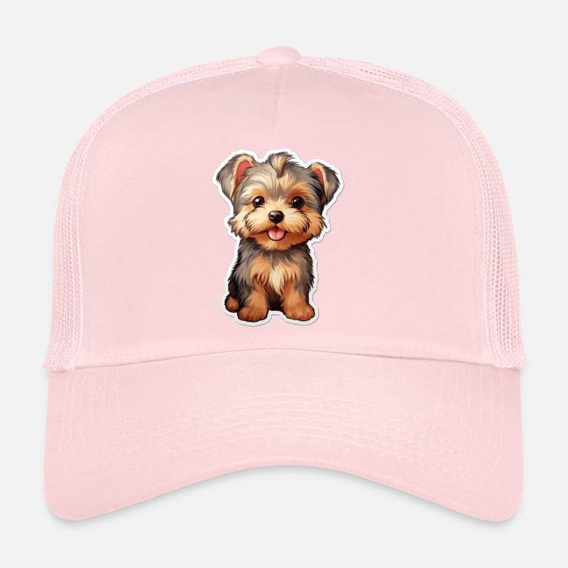 Mignon bébé Yorkshire Terrier Chien Casquette trucker 