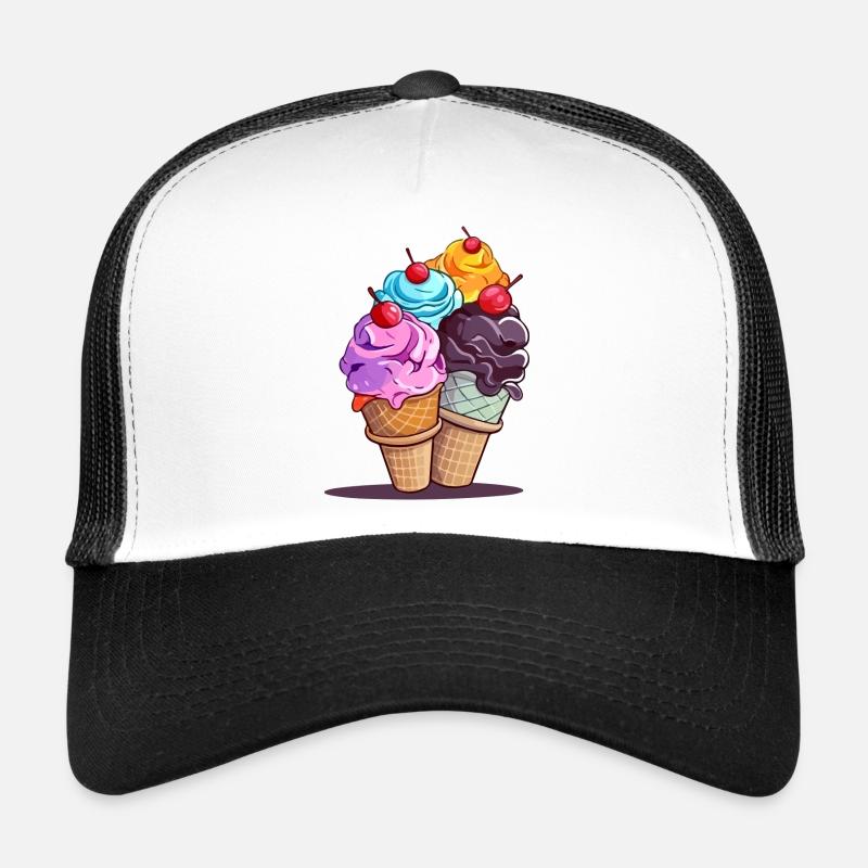 Les cornets de glace Casquette trucker 