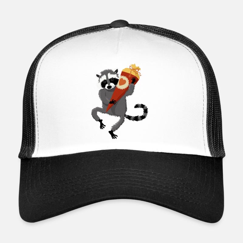 Cône scolaire du raton laveur Casquette trucker 